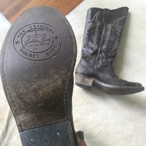 Golden Goose Distressed Cowboy Boots
